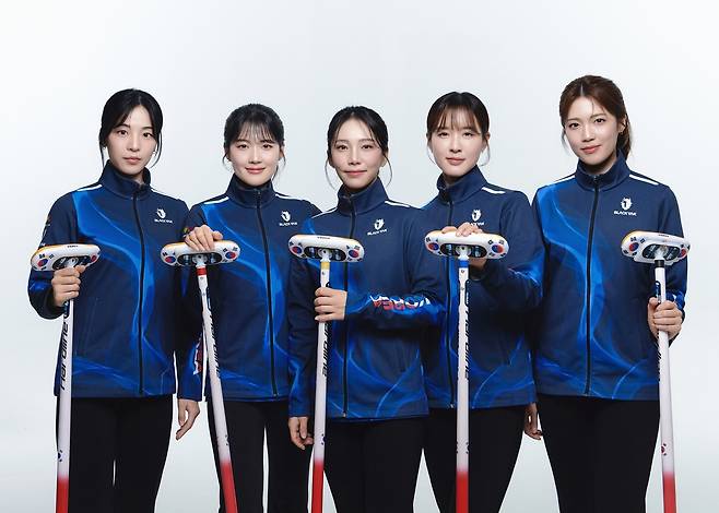 컬링 국가대표팀 프로필 사진 [BYN블랙야크그룹 제공]