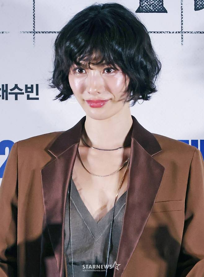 배우 나나가 15일 오후 서울 메가박스 코엑스에서 진행된 영화 '전지적 독자 시점'(감독 김병우) 언론시사회 및 기자간담회에 참석해 포즈를 취하고 있다. /2025.07.15 /사진=이동훈 photoguy@