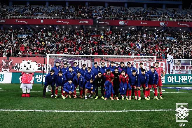 대한민국 축구 대표팀. /사진=대한축구협회 제공