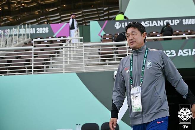 이민성 한국 U-23 축구대표팀 감독. /사진=대한축구협회 제공