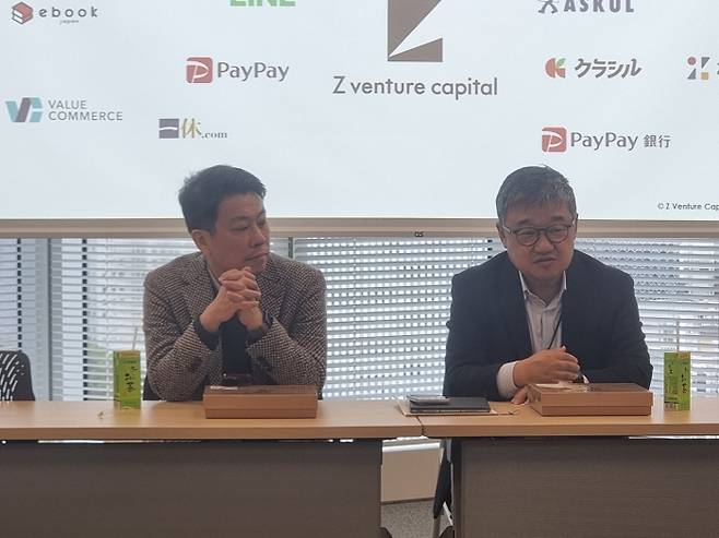 왼쪽부터 임정욱 스타트업얼라이언스 대표, 황인준 제트벤처캐피탈(ZVC) 대표. 사진=공동취재단