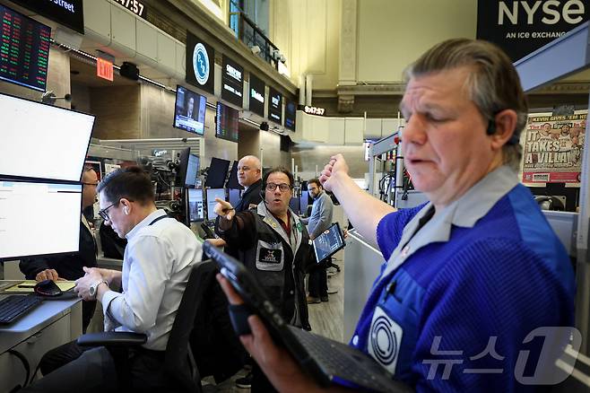 미증시 트레이더들. ⓒ 로이터=뉴스1