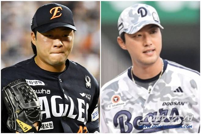 김범수(왼쪽)와 홍건희. 스포츠조선DB