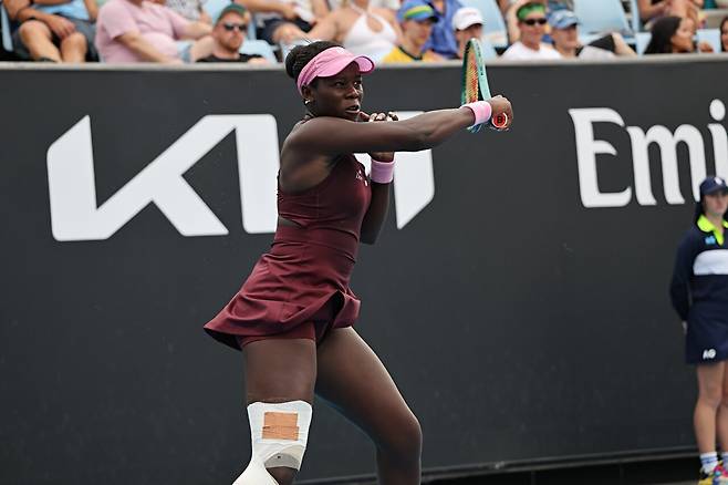 첫 호주오픈에서 여자단식 3회전에 진출한 음보코