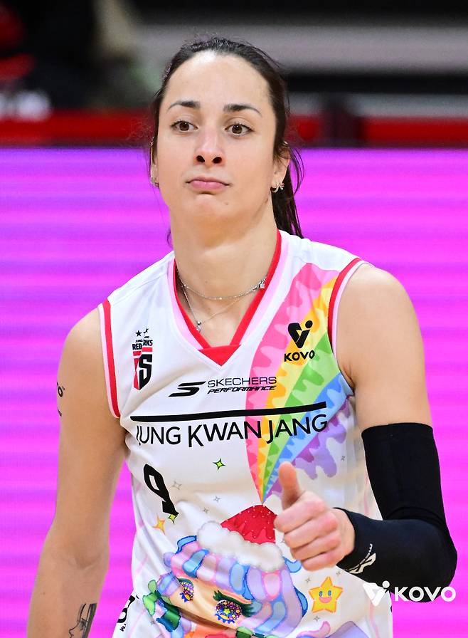 정관장 자네테. 사진=KOVO&nbsp;