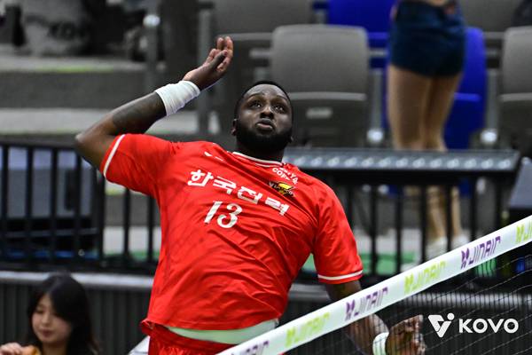 베논은 득점 1위에 올라 있지만, 득점왕은 원치 않는다. 사진 제공= KOVO