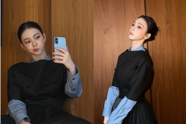 카리나가 AI같은 미모를 보여줬다. / 카리나 인스타그램