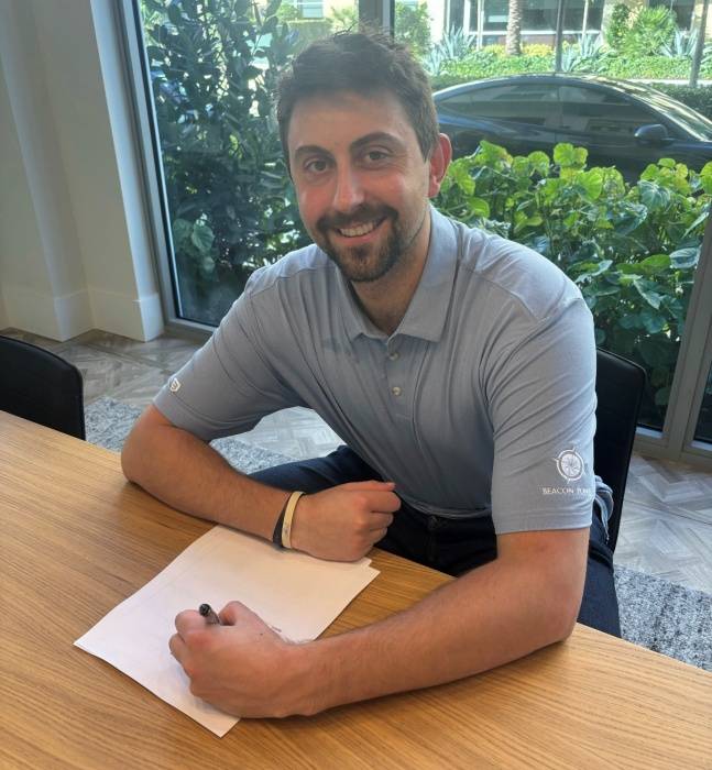 SSG와 계약을 맺은 앤서니 베니지아노. /사진=SSG 랜더스 제공