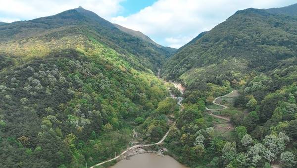 두무산양수발전소가 건립될 합천군 묘산면 일대 전경. /합천군