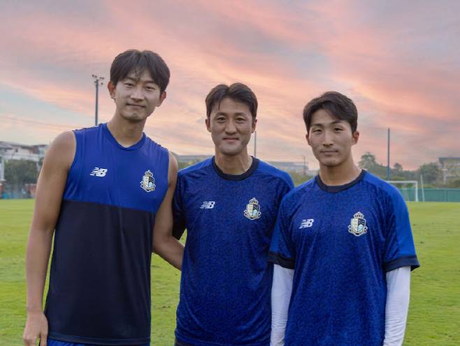 (왼쪽부터)김현, 김오규, 박창환. 사진=서울 이랜드