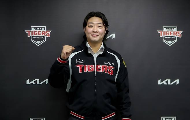 KIA와 FA 계약한 김범수. 사진 | KIA 타이거즈