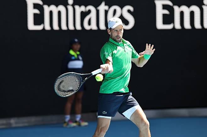 2026 호주오픈 남자단식 2회전에서 승리하며 통산 메이저 399승을 달성한 조코비치