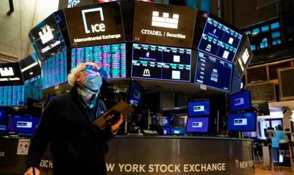 미국 뉴욕 증권거래소의 모습./연합뉴스