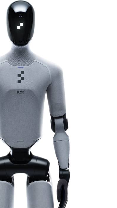 미국 로봇 기업 피규어 AI(Figure AI)가 개발한 휴머노이드 로봇 '피규어 03(Figure 03)'