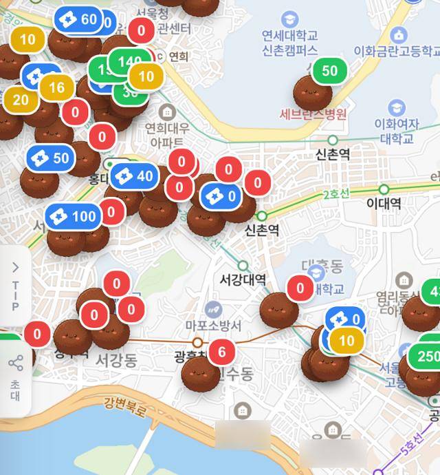 두쫀쿠 품절 대란으로 가게별 재고를 알려주는 '두쫀쿠맵'도 등장했다. 두쫀쿠맵 갈무리