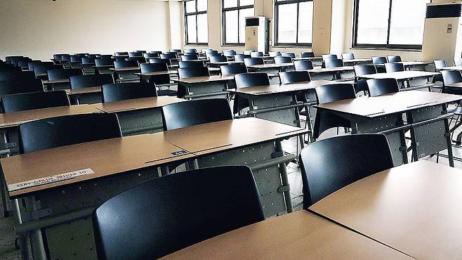 한 대학교 강의실의 모습. 사진은 기사 내용과 직접적인 관련 없음. 뉴스1