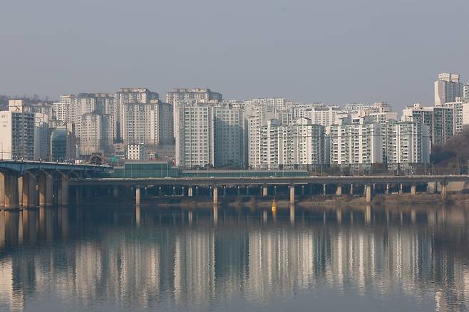 서울 성동구 아파트 단지/ 사진=연합