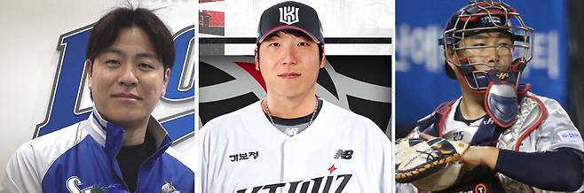 삼성 강민호. KT 김현수. 두산 양의지