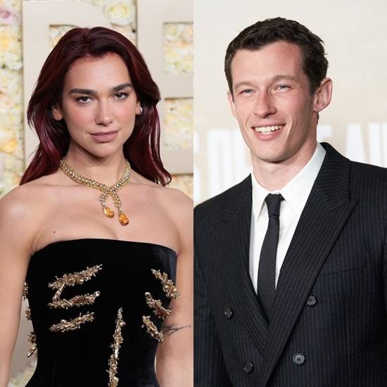 영국 팝가수 두아 리파(Dua Lipa)와 영국 배우 칼럼 터너(Callum Turner). AFP