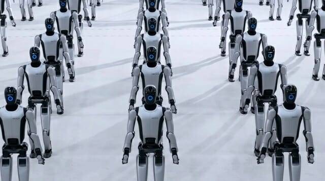 유비테크 로보틱스의 휴머노이드 로봇. 사진 제공=유비테크