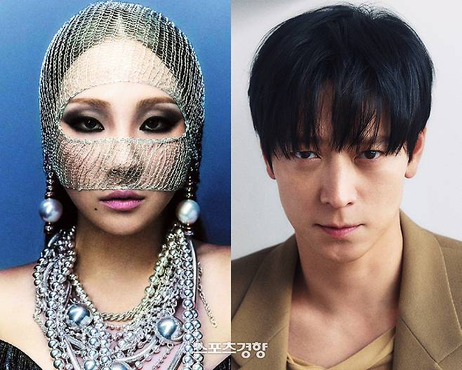 대중문화예술산업발전법 위반 혐의로 경찰의 수사를 받은 가수 씨엘(왼쪽)과 강동원. 경향신문 자료사진