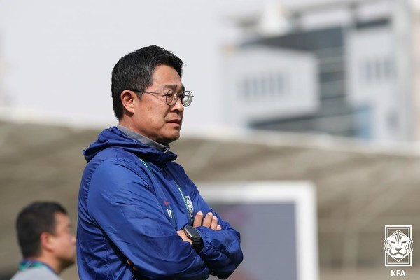 이민성 U-23 축구대표팀 감독. 대한축구협회 제공