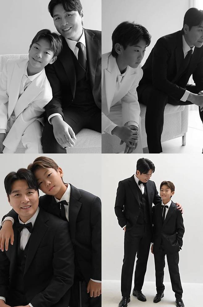 이수진 계정 캡처/이동국과 아들 이시안 군