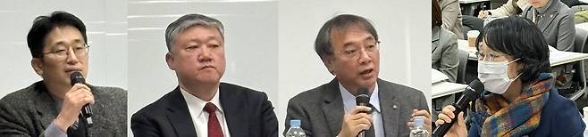 (왼쪽부터)채의수 칠곡경북대병원 교수, 윤석준 고려대 예바의학교실 교수, 박석희 성균관대 생명과학과 교수, 장재원 보건복지부 질병정책과장