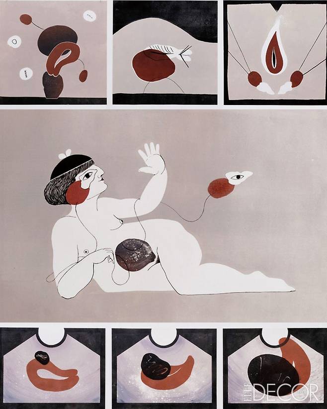 ‘La Hystera errante. Monotype’.