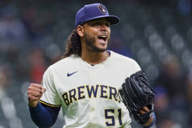 MLB 밀워키 브루어스 오른손 투수 프레디 페랄타가 뉴욕 메츠로 간다. [AP=연합뉴스]