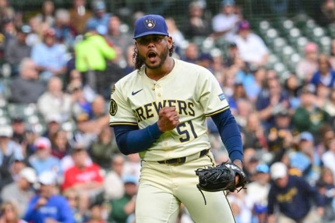 MLB 밀워키 브루어스 오른손 투수 프레디 페랄타가 뉴욕 메츠로 간다.&nbsp;[로이터=연합뉴스]