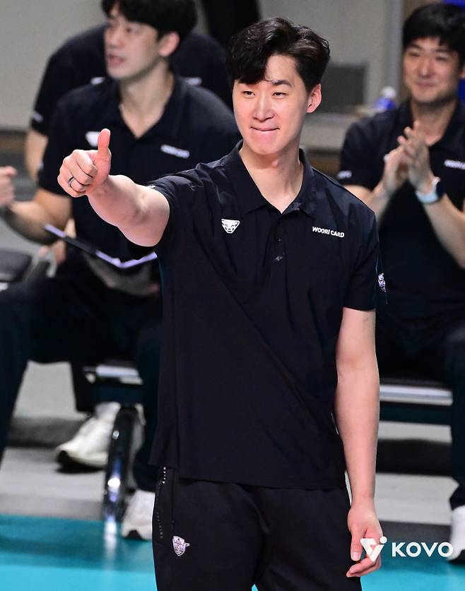 박철우 우리카드 대행. 사진=KOVO