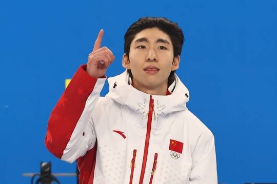 린샤오쥔 '내가 1위. 사진[연합뉴스]