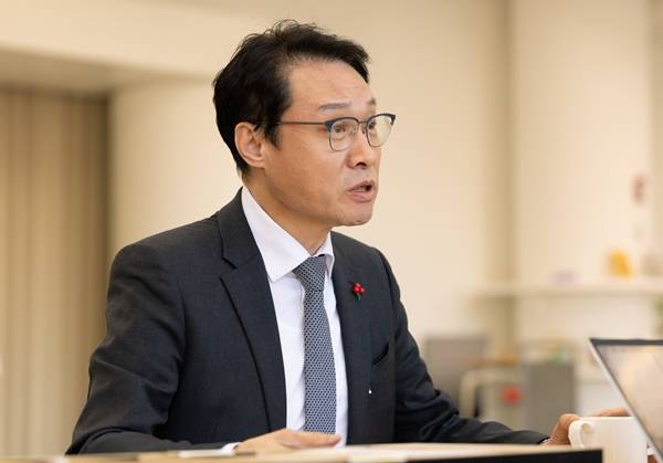 ▲ 이규연 청와대 홍보소통수석이 지난 21일 청와대 사랑채에서 미디어오늘과 인터뷰를 하고 있다. 사진=홍보소통수석실