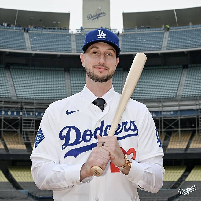 ▲ LA 다저스와 4년 2억 4000만 달러 대형 계약을 맺은 카일 터커는 정작 선수 랭킹에서 10위 내에 들지 못해 회의론자들의 근거만 더했다