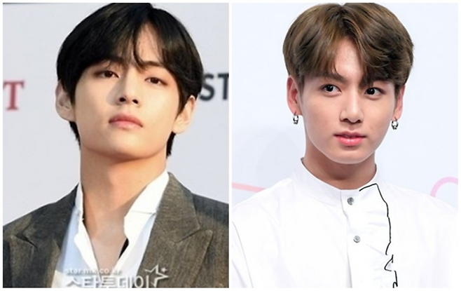 방탄소년단 뷔, 정국. 사진|스타투데이DB