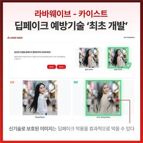 라바웨이브-카이스트, 딥페이크 예방 기술 개발 [라바웨이브 제공. 재판매 및 DB 금지]