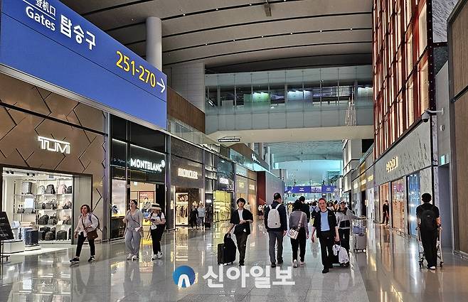 인천국제공항 면세구역. [사진=김소희 기자]