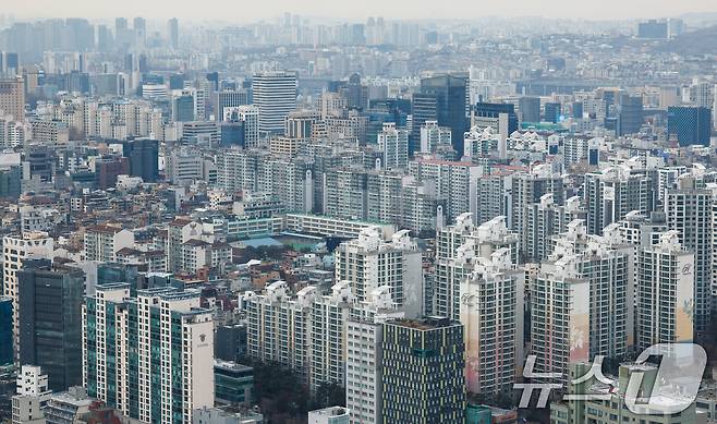 서울 아파트 전경.(자료사진)뉴스1 ⓒ News1 안은나 기자