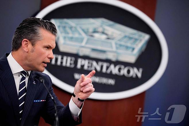 피트 헤그세스 미국 국방부 장관 2025.06.22 ⓒ AFP=뉴스1 ⓒ News1 류정민 특파원