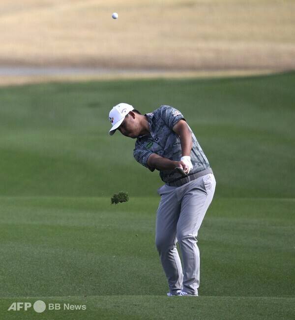 2026년 미국프로골프(PGA) 투어 더 아메리칸 익스프레스에 출전한 김시우 프로가 2라운드에서 경기하는 모습이다. 사진제공=ⓒAFPBBNews = News1 (사진을 무단으로 사용하지 마십시오.)