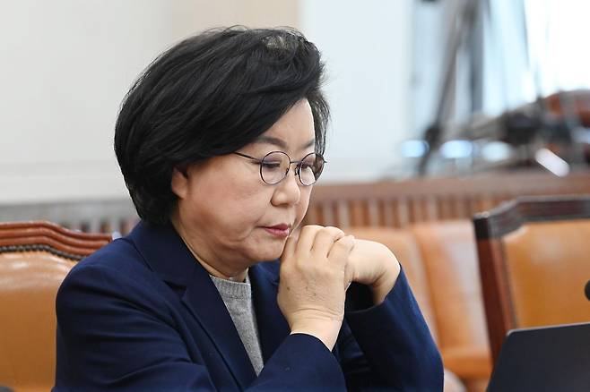 이혜훈 기획예산처 장관 후보자가 23일 서울 여의도 국회에서 열린 재정경제기획위원회 인사청문회에 출석해 있다. 임현동 기자