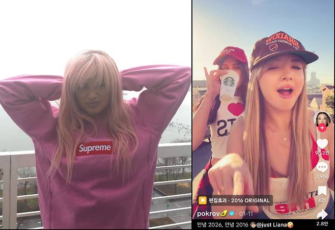 출처=카일리제너 인스타그램, 틱톡 'pokrov'