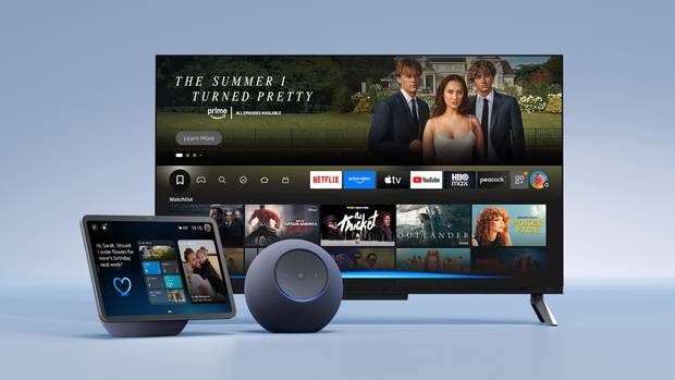 아마존의 주요 디바이스들. 아마존은 최근 알렉사+ 맥스를 출시하며 AI스피커 사업 육성을 지속하고 있다. 아마존 홈페이지