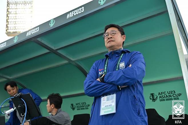 이민성 한국 U-23 축구대표팀 감독.  대한축구협회 제공