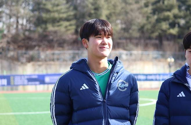 ▲ 중앙대 골키퍼 우규정. ⓒ한국대학축구연맹