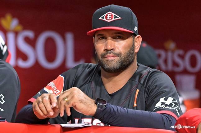 멕시칸 리그 레오네스 델 에스코히도 감독을 맡고 있던 푸홀스의 지난해 1월 모습. /AFPBBNews=뉴스1