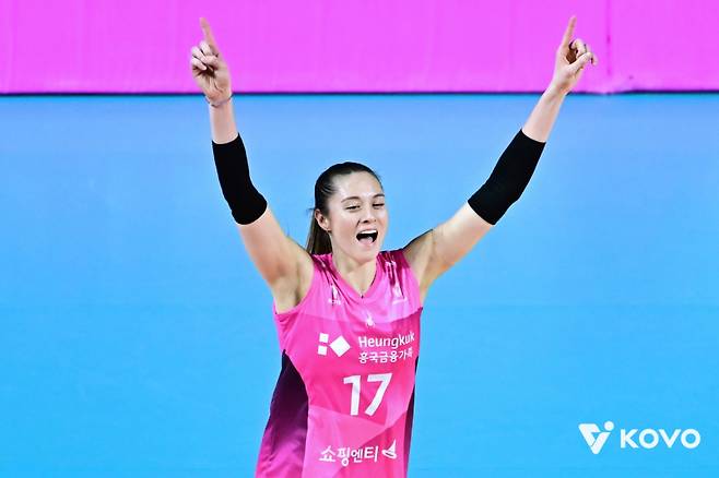 흥국생명 레베카. /사진=KOVO 제공