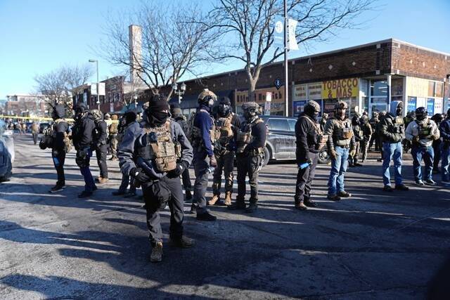 총격 사건 이후 검문 검색이 강화된 미네소타주 미니애폴리스 모습
X 캡처