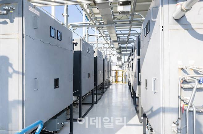 인투코어테크놀로지에서 구축한 플라즈마 개질 반응기(사진=한국화학연구원)